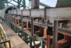 The support cradles and idlers in between each create a smooth and sealed beltline. The support cradles and idlers in between each create a smooth and sealed beltline.