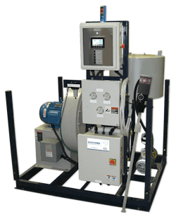 Figure 4: Ecosorb vapor phase dispersion skids are engineered for compact space efficiency with low maintenance needs. Figure 4: Ecosorb vapor phase dispersion skids are engineered for compact space efficiency with low maintenance needs.