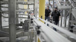 Conveyors are the link between the various elements of a weighing and batching system. Conveyors are the link between the various elements of a weighing and batching system.