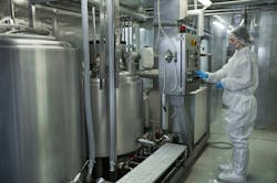 A CIP system allows manufacturers to clean internal piping, tanks, and machines from one batch to the next to meet government regulations and ensure product quality and safety. A CIP system allows manufacturers to clean internal piping, tanks, and machines from one batch to the next to meet government regulations and ensure product quality and safety.