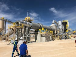 A FEECO customer service engineer on site at a drying plant. A FEECO customer service engineer on site at a drying plant.