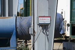 A PeanutTek active moisture monitoring system from WECO. A PeanutTek active moisture monitoring system from WECO.