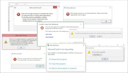 Figure 1: Common spreadsheet issues when working with large amounts of time series data. Figure 1: Common spreadsheet issues when working with large amounts of time series data.