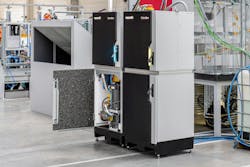 Due to lower average motor RPM, variable speed pump systems perform significantly more efficiently and quieter than fixed speed hydraulic systems. Due to lower average motor RPM, variable speed pump systems perform significantly more efficiently and quieter than fixed speed hydraulic systems.