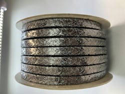 An example of compression packing for control and isolation valves. An example of compression packing for control and isolation valves.