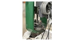 Close-up of a control valve with a packing ring being installed. Close-up of a control valve with a packing ring being installed.