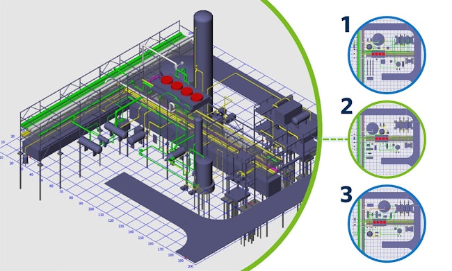 The latest release of AspenTech software uses generative AI capabilities to provide multiple digital facility layout options with different considerations to meet business, safety, engineering and construction requirements.