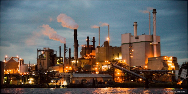 Figure 1: The West Point Mill located in West Point, Virginia, is one of many production facilities owned and operated by Smurfit Westrock that deployed a control loop performance monitoring solution as part of the company’s broader process analytics and optimization initiative.