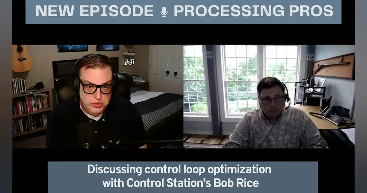 Discussing control loop optimization with Control Station's Bob Rice ...