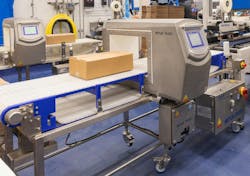 Profile Advantage metal detectors from Mettler-Toledo inspecting seafood at Boston Sword & Tuna. Profile Advantage metal detectors from Mettler-Toledo inspecting seafood at Boston Sword & Tuna.