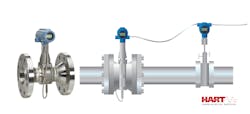 Figure 9: Emerson’s Rosemount 8800 Series Vortex Flowmeters, when used in conjunction with a pressure transmitter, provide detailed, multi-variable data on steam consumption. Figure 9: Emerson’s Rosemount 8800 Series Vortex Flowmeters, when used in conjunction with a pressure transmitter, provide detailed, multi-variable data on steam consumption.