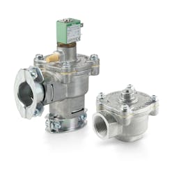 Emerson’s ASCO Series 353 pulse valves are a key component of the company's dust collector monitoring and control solution. Engineered for high-speed operation and durability, these valves deliver efficient pulsing to maintain optimal filter performance while minimizing compressed-air consumption — helping extend system life and reduce operational costs. Emerson’s ASCO Series 353 pulse valves are a key component of the company's dust collector monitoring and control solution. Engineered for high-speed operation and durability, these valves deliver efficient pulsing to maintain optimal filter performance while minimizing compressed-air consumption — helping extend system life and reduce operational costs.