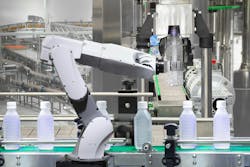 In the beverage sector, robots facilitate high-speed packaging, reducing human error while maintaining hygiene standards. In the beverage sector, robots facilitate high-speed packaging, reducing human error while maintaining hygiene standards.