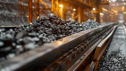 Conveyor in mine Conveyor in mine