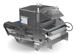 The new COMPASS belt-fed optical sorter from Key Technology.