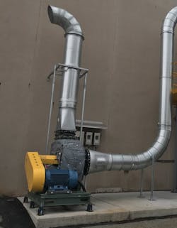 Fan inlet and outlet ducting Fan inlet and outlet ducting