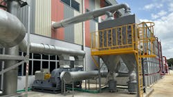 Exterior dust collector Exterior dust collector