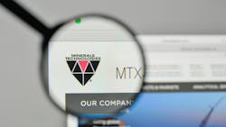 Minerals Technologies logo on website Minerals Technologies logo on website