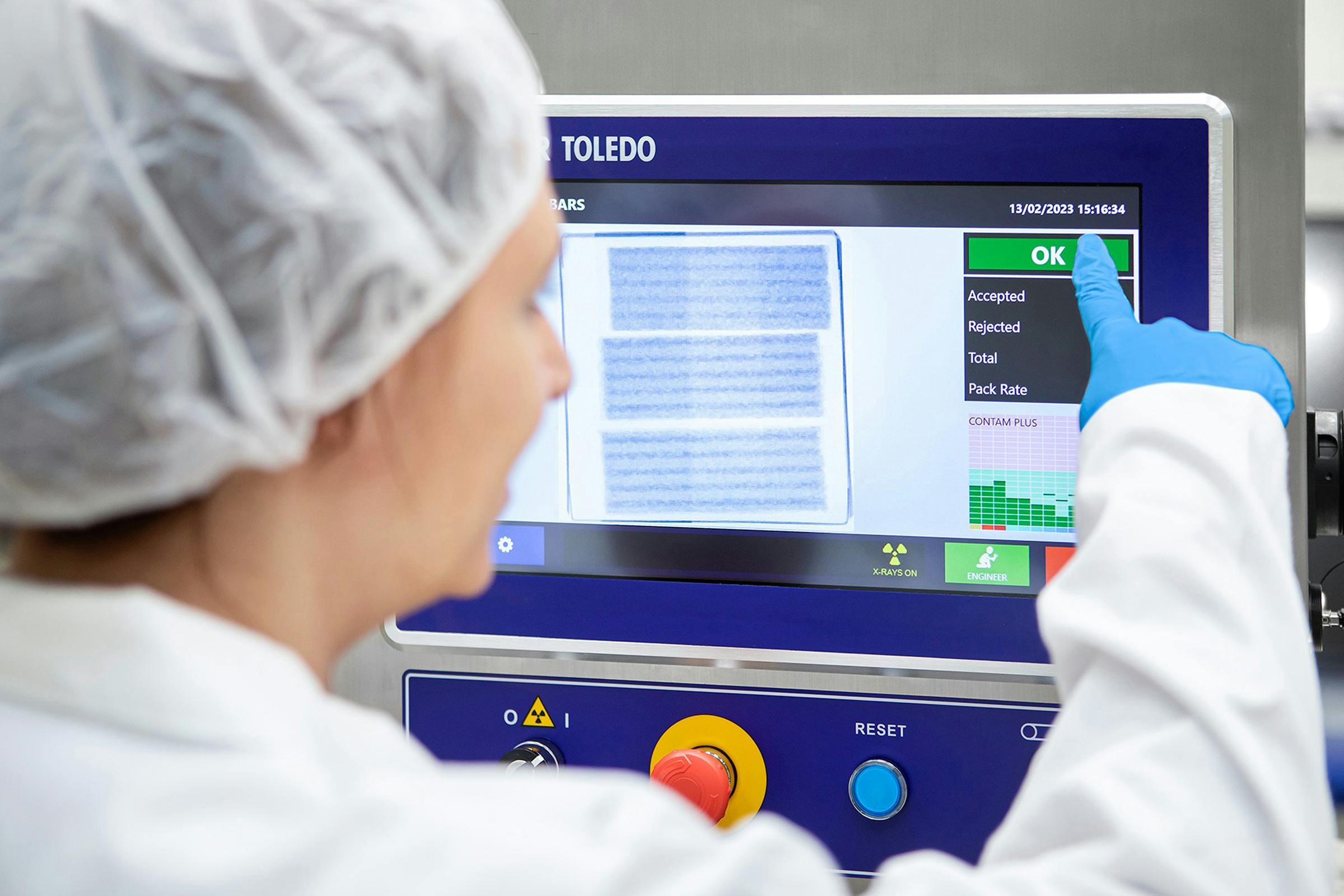 Mettler Toledo X-ray user interface