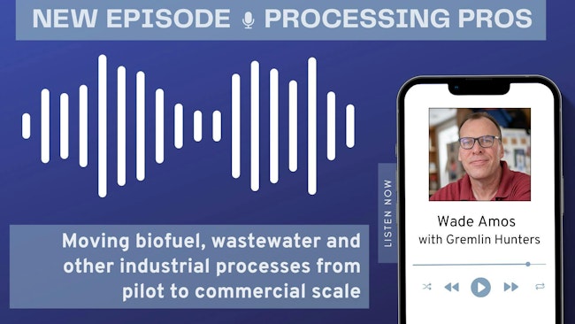 Wade Amos explains what pilot plants can and can’t prove