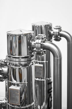 HRS K Series multi-tube heat exchangers are used to cool the product after pasteurization. HRS K Series multi-tube heat exchangers are used to cool the product after pasteurization.