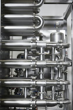 The HRS AS Series of triple tube heat exchangers is ideal for thicker products like fruit purees. The HRS AS Series of triple tube heat exchangers is ideal for thicker products like fruit purees.