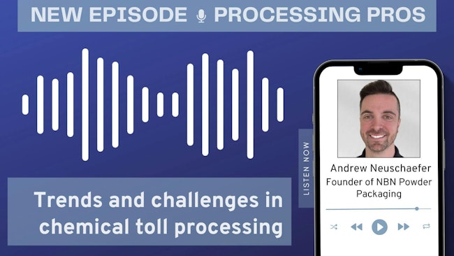 The co-founder and managing partner of NBN Powder Packaging discusses trends and challenges in chemical toll processing.