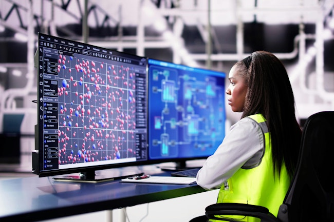 Industrial Automation System 3D Data Analytics In Cloud