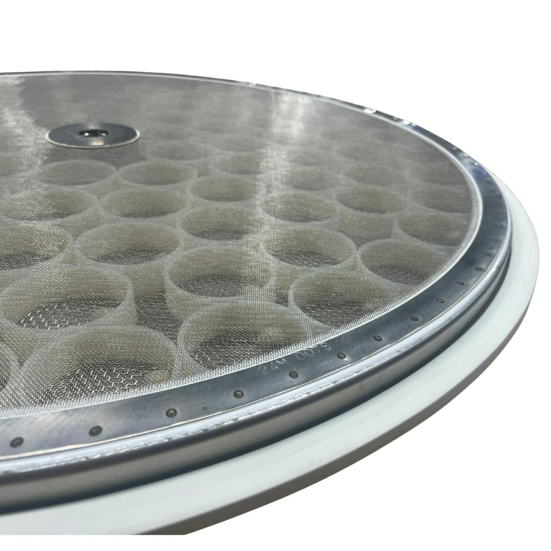 Round separator screen