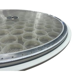 Round separator screen Round separator screen