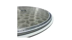 Round separator screen