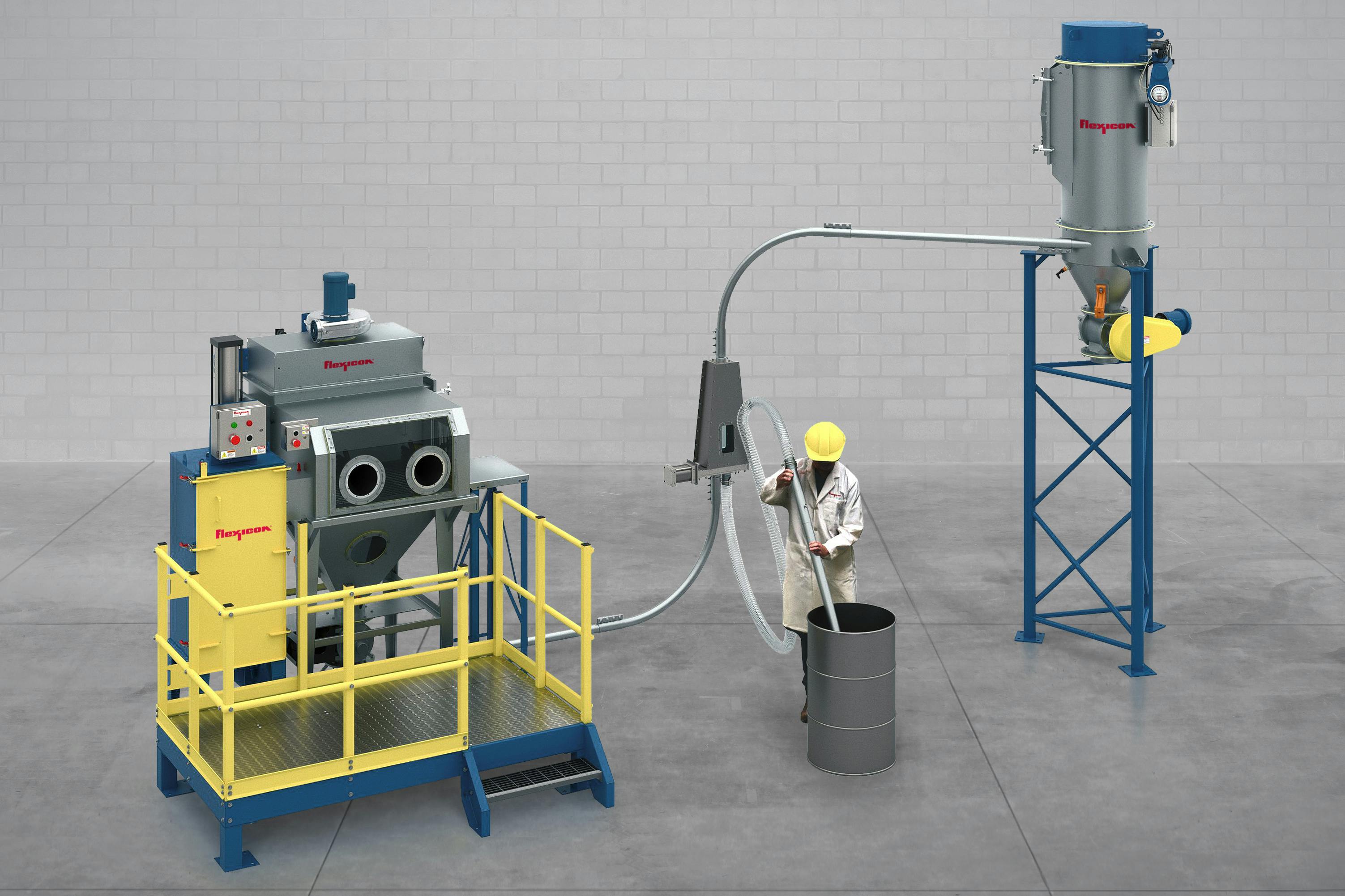 Flexicon Pneumati-Con vacuum conveying system