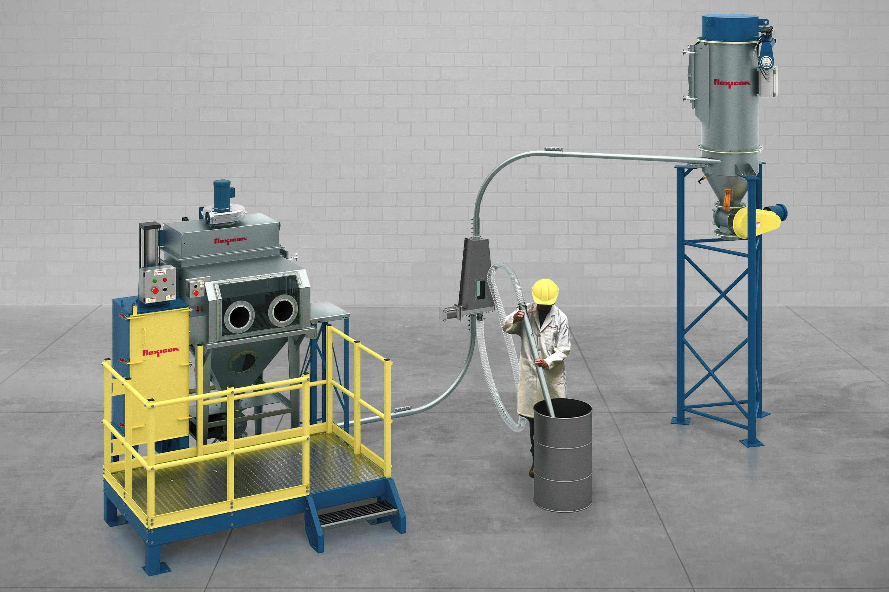 Flexicon Pneumati-Con vacuum conveying system