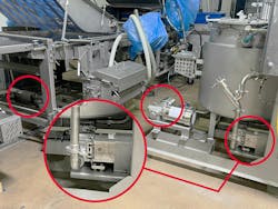 MP Equipment integrates Unibloc pumps to help preserve batter texture and appearance. MP Equipment integrates Unibloc pumps to help preserve batter texture and appearance.