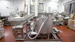 Unibloc FoodFirst pump design supports hygienic batter processing in high-speed lines. Unibloc FoodFirst pump design supports hygienic batter processing in high-speed lines.