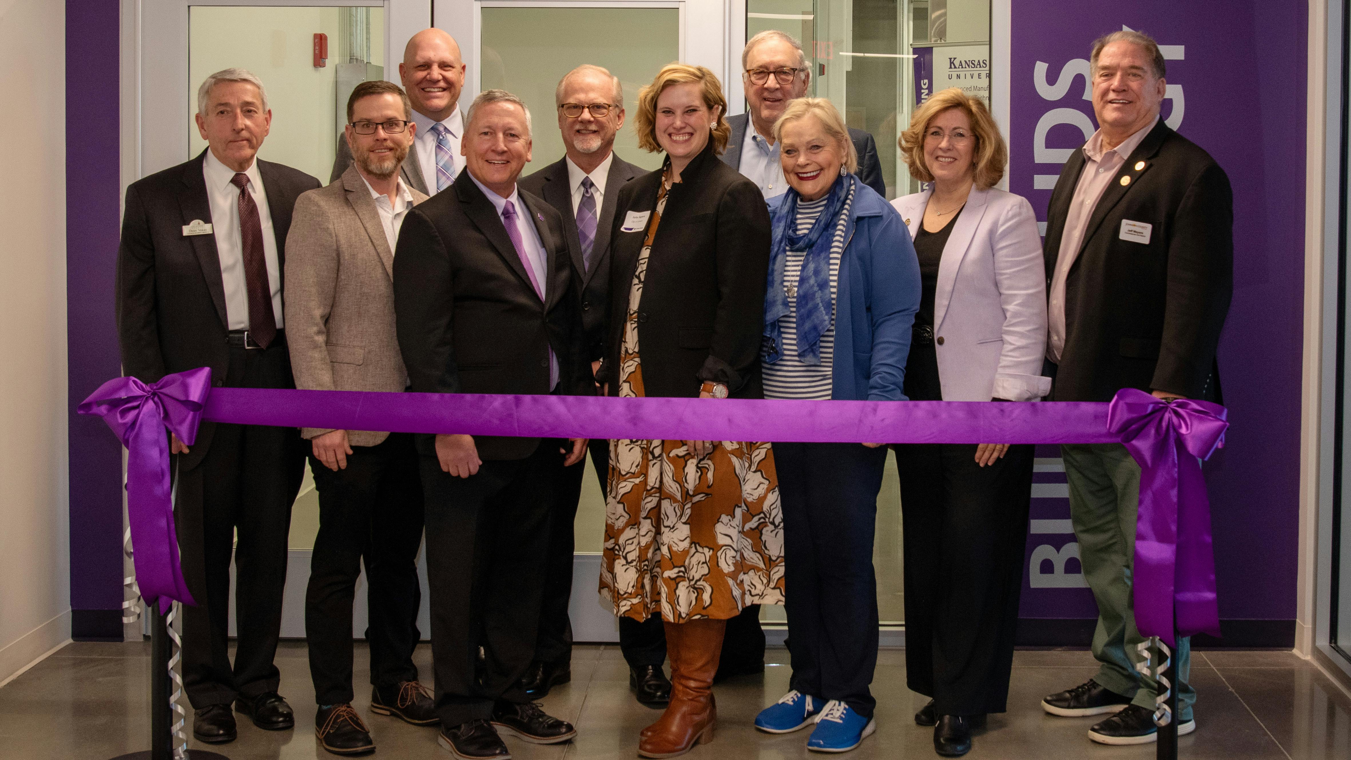 Bulk Solids Technology Center ribbon cutting ceremony