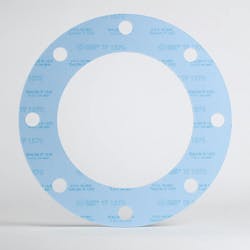 A TEADIT TF1570 gasket used for sealing in pulp and paper continuous digesters. A TEADIT TF1570 gasket used for sealing in pulp and paper continuous digesters.