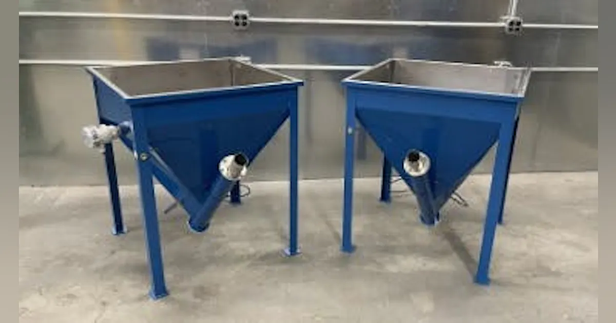 Hopper Control System Custom hoppers feature integrated level sensing | Processing Magazine