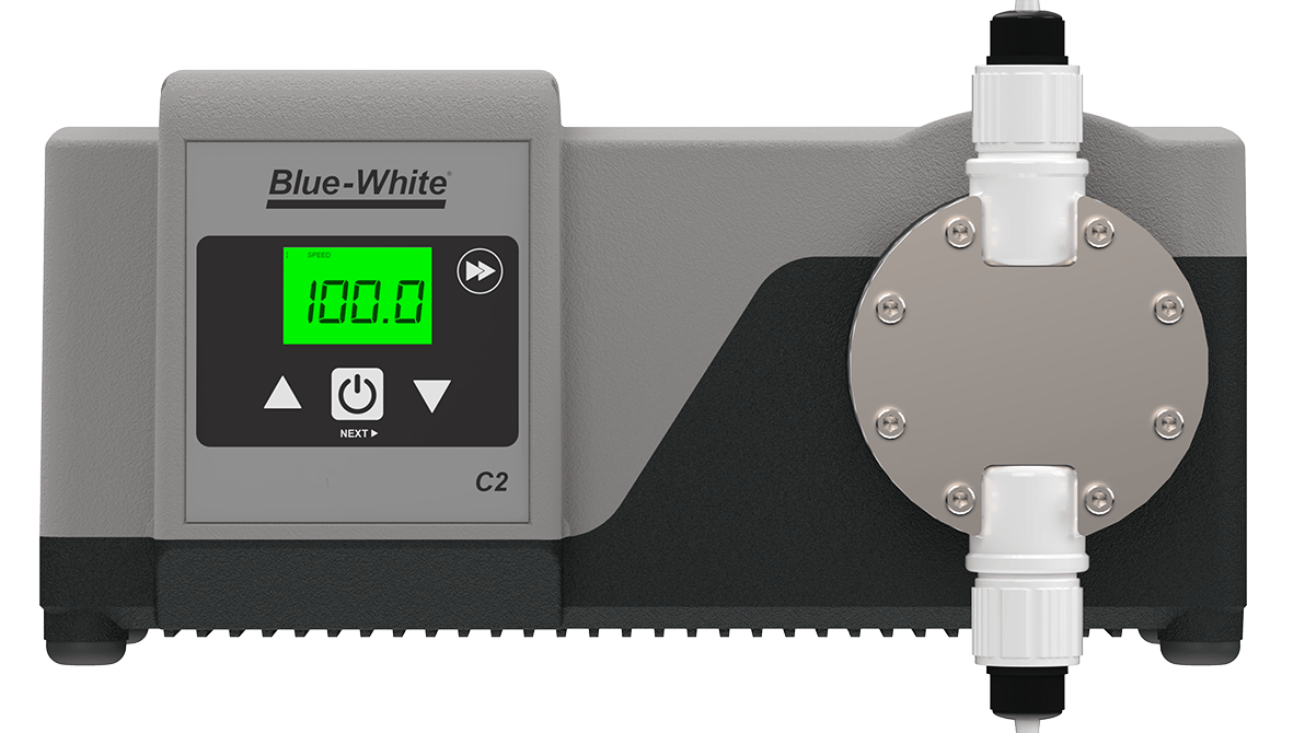 The CHEM-FEED C2 Single Diaphragm Dosing Pump.