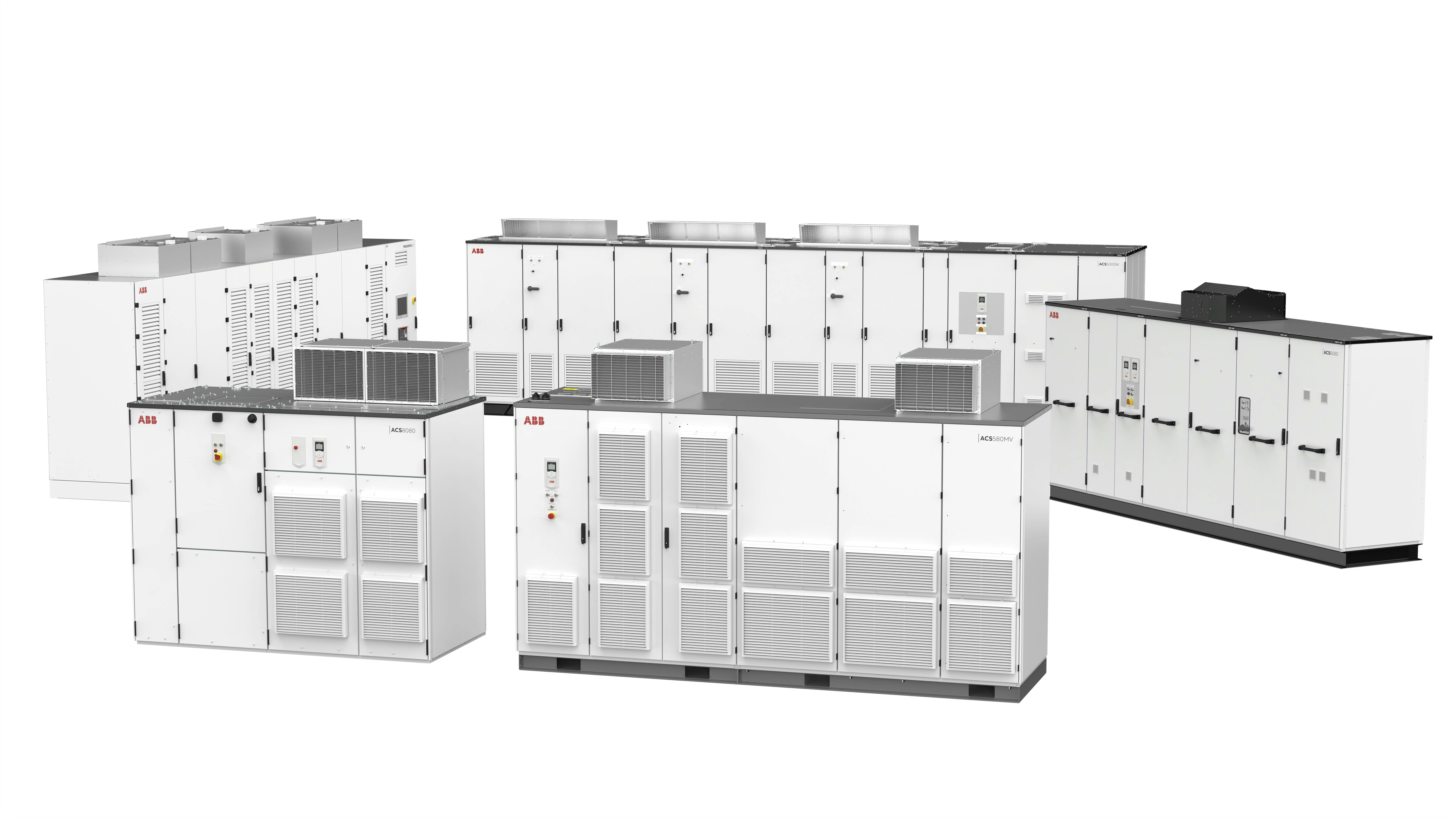 ABB&rsquo;s Medium Voltage Drive Portfolio.