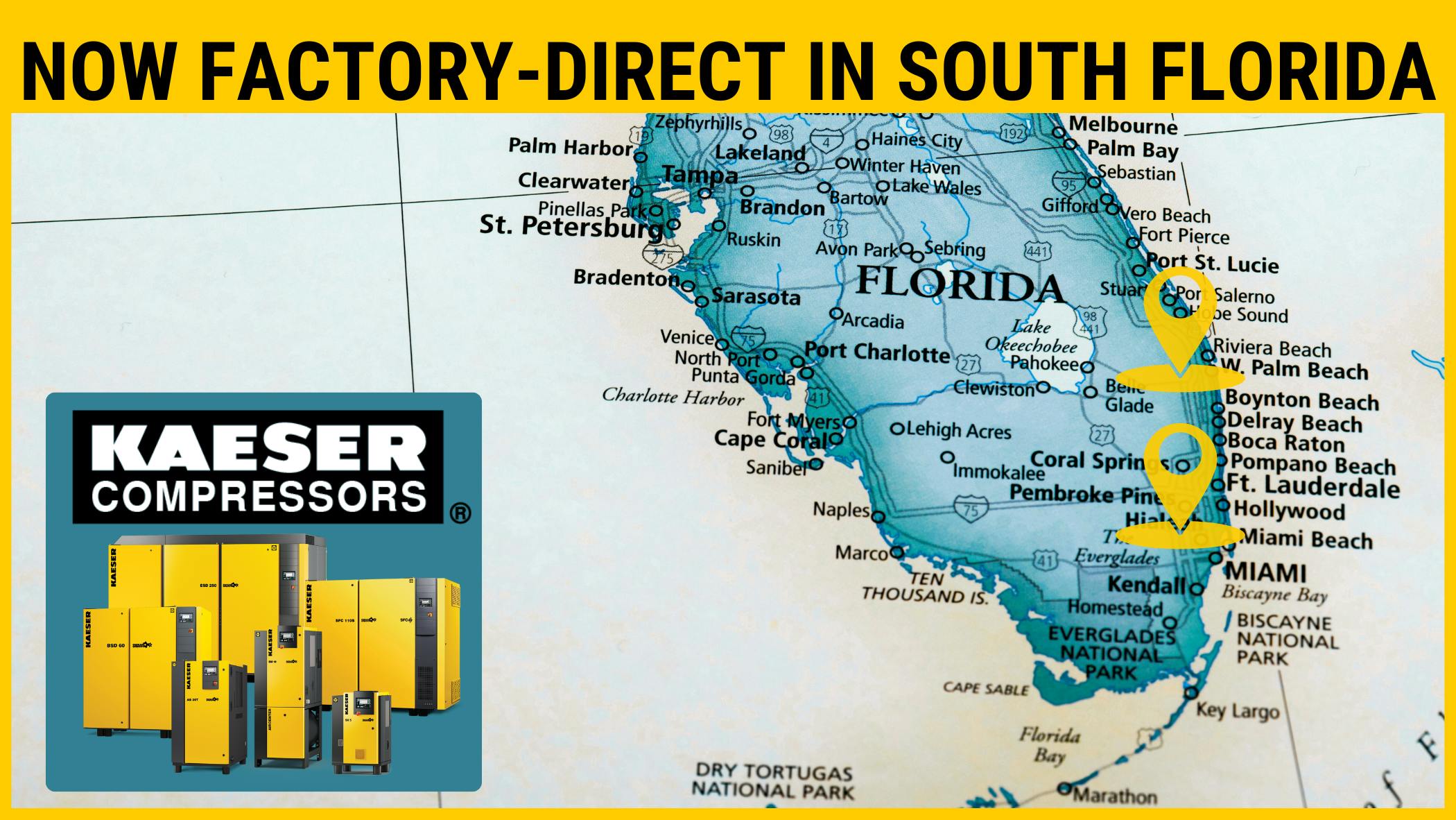 Kaeser Compressors South Florida locations