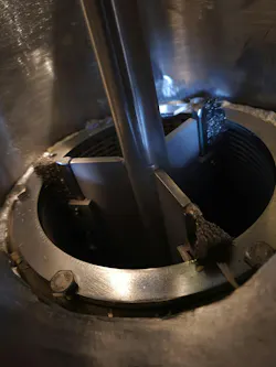 For applications with high solids loading, and when used with a macerator, automated scraper strainers can efficiently filter out debris along with tiny particles. For applications with high solids loading, and when used with a macerator, automated scraper strainers can efficiently filter out debris along with tiny particles.