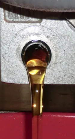 Clean oil. Clean oil.