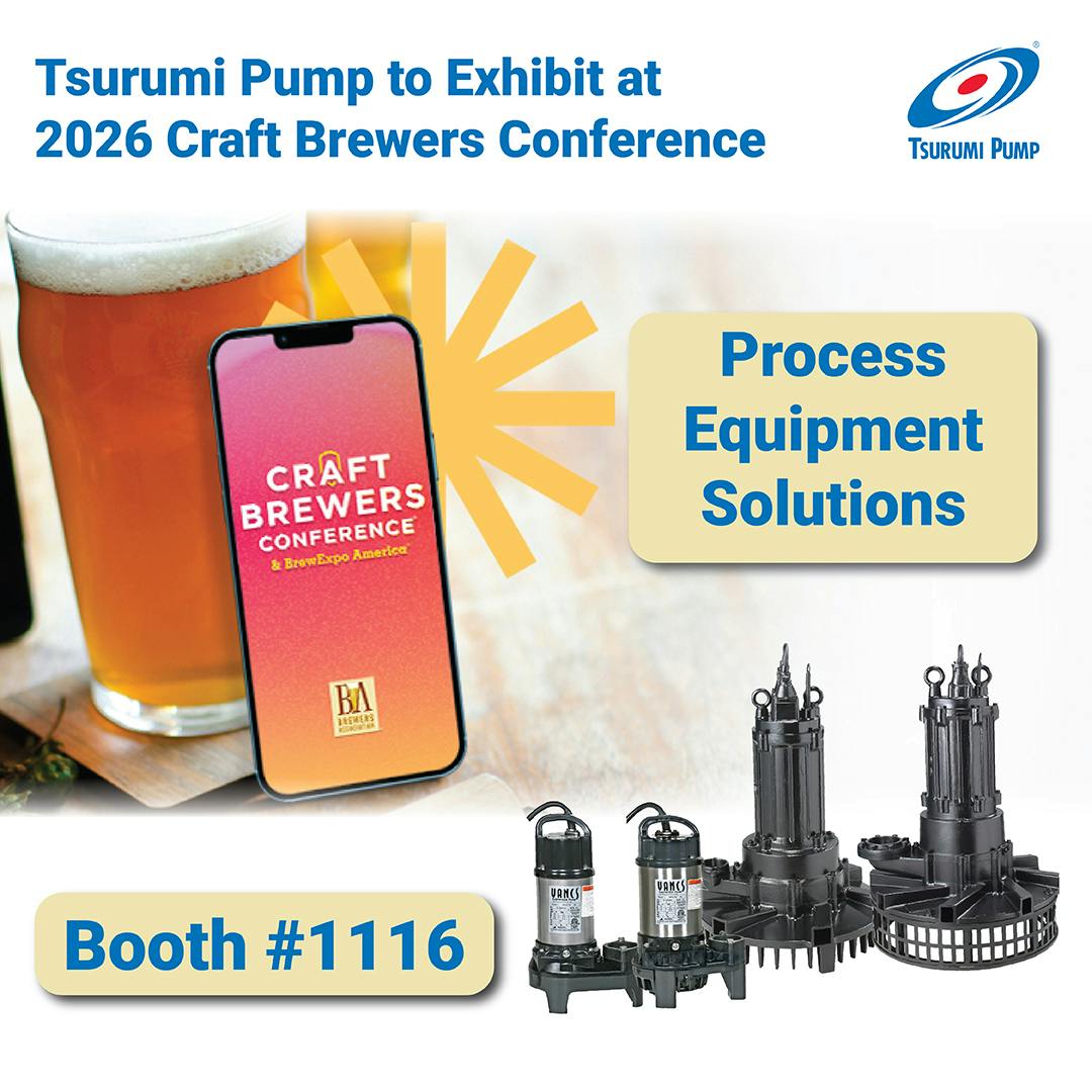 tsurumi_pump_to_exhibit_at_2026_craft_brewers_conf