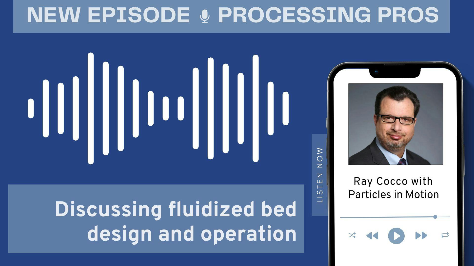 Consultant and lecturer Ray Cocco discusses his new book, Fluidization Processes: Design and Operation.