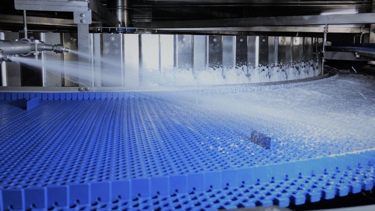 Spiral conveyor belt