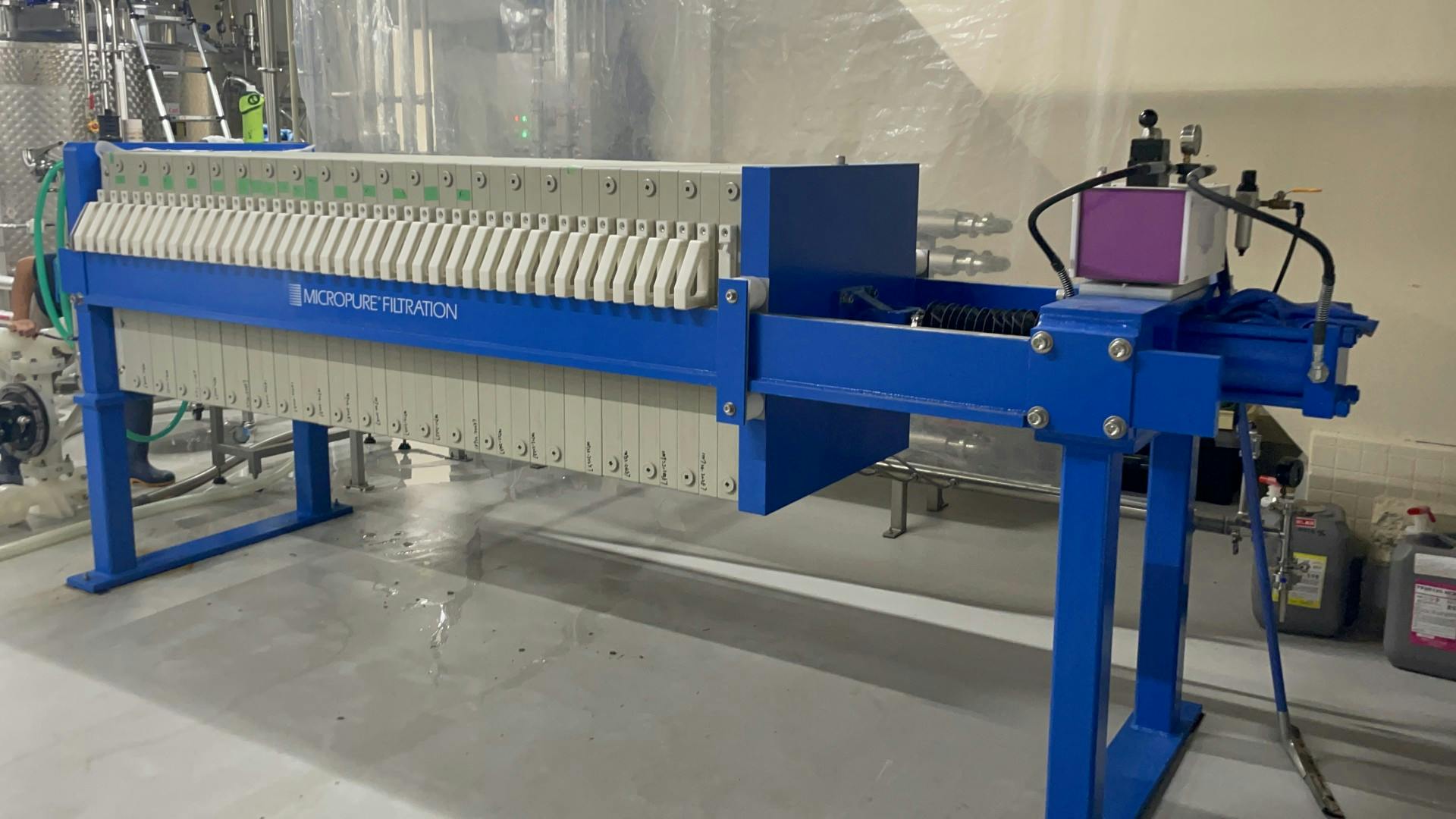 Mash filter press