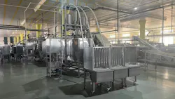 An automated breadstick production line at Bikaji Foods International Ltd. An automated breadstick production line at Bikaji Foods International Ltd.