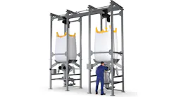 Volkmann containment bulk bag unloader Volkmann containment bulk bag unloader