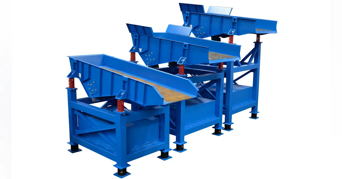 Heavy-duty vibratory feeders support chemical, food and aggregate ...
